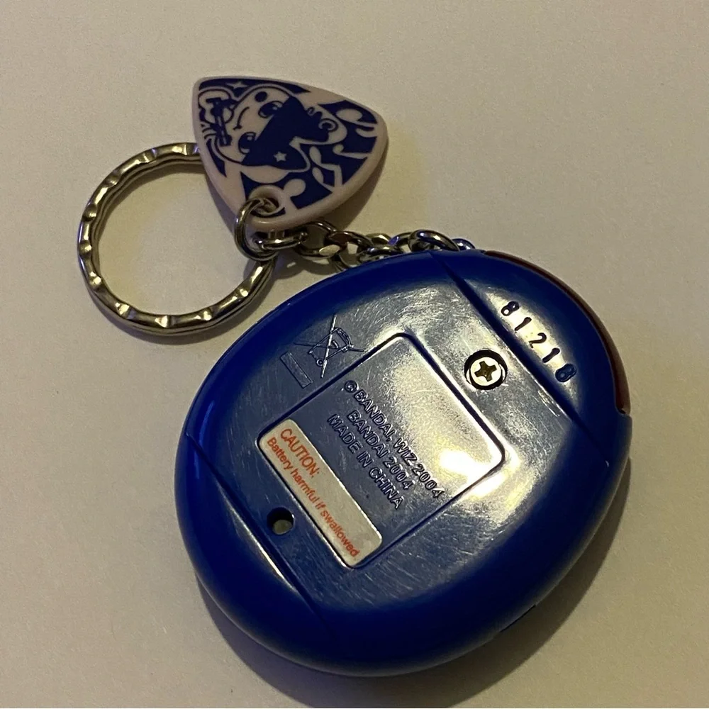 ✨ Tamagotchi Connection V6 2004 Original Music Star Bar Frequency Electric Blue